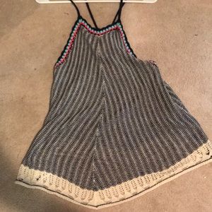 boho woven top